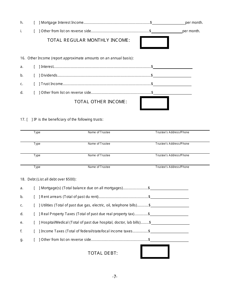 Initial Report Template - New York, Page 7