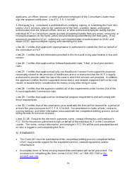 FCC Form 461 Rural Health Care (Rhc) Universal Service Healthcare Connect Fund Request for Services Form, Page 14