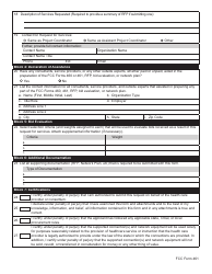 FCC Form 461 Rural Health Care (Rhc) Universal Service Healthcare Connect Fund Request for Services Form, Page 3