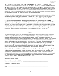 Application for Long-Term Loan or Guarantee, Page 10