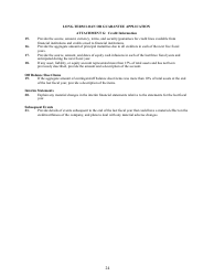 Application for Long-Term Loan or Guarantee, Page 24