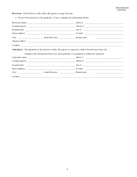 Application for Long-Term Loan or Guarantee, Page 3