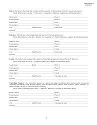 Application for Long-Term Loan or Guarantee, Page 4
