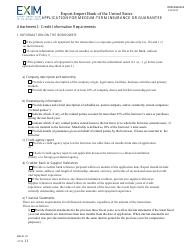 Form EIB-03-02 Application for Medium-Term Insurance or Guarantee, Page 11