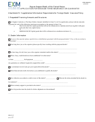 Form EIB-03-02 Application for Medium-Term Insurance or Guarantee, Page 17