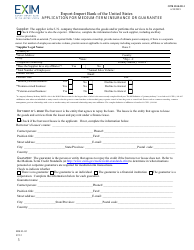 Form EIB-03-02 Application for Medium-Term Insurance or Guarantee, Page 3