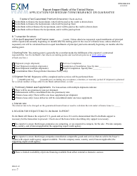 Form EIB-03-02 Application for Medium-Term Insurance or Guarantee, Page 7
