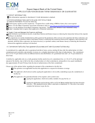 Form EIB-03-02 Application for Medium-Term Insurance or Guarantee, Page 8