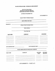 Form FR-4 Assigned Risk Insurance Certification Request - Delaware, Page 11
