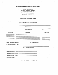 Form FR-4 Assigned Risk Insurance Certification Request - Delaware, Page 5