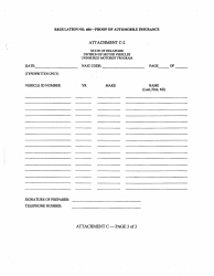 Form FR-4 Assigned Risk Insurance Certification Request - Delaware, Page 8