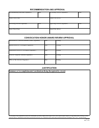 FWS Form DI-451 Recommendation and Approval of Awards, Page 2