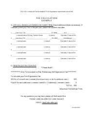 Instructions for Firm Registration and Peer Review Program - Idaho, Page 2