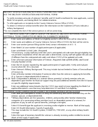Form MC05 Military Verification and Referral Form - Ada Version - California, Page 3