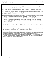 Form MC05 Military Verification and Referral Form - Ada Version - California, Page 4