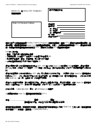 Document preview: Form MC0021 Medi-Cal to Healthy Families Bridging Consent Form - California (Chinese)