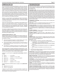 Commercial Revitalization Program Instructions - New York City, Page 2