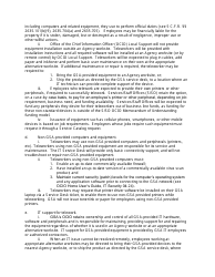 GSA Telework Agreement, Page 11