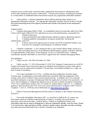 GSA Telework Agreement, Page 5