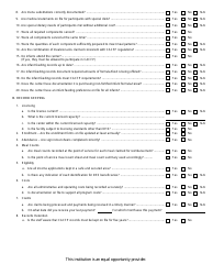 Child Care Center Monitor Evaluation Form - Arizona, Page 2