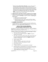 Form MV-901c Instructions and Requirements for Filing New York State Garageman&#039;s Liens - New York, Page 4