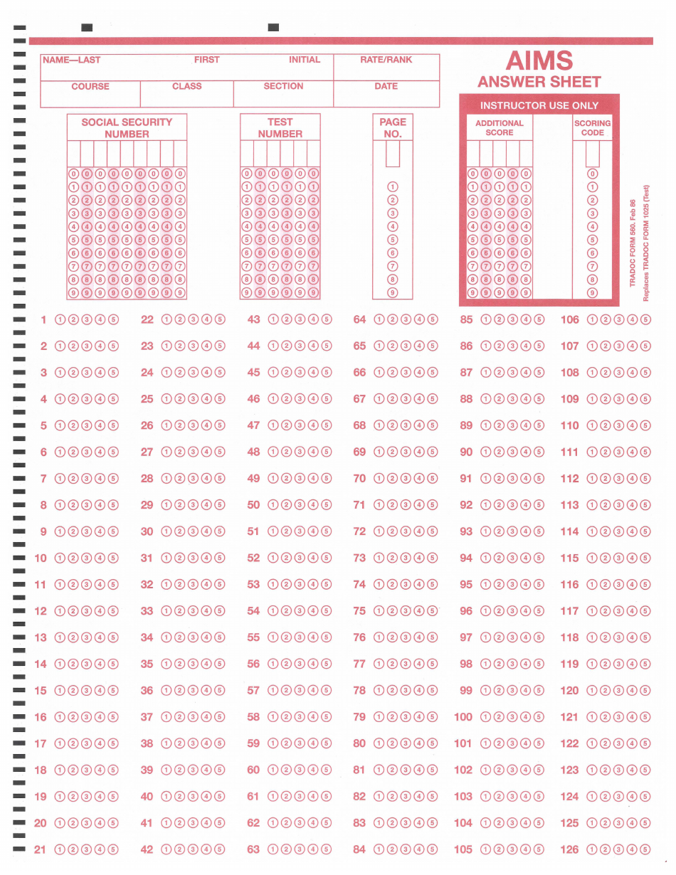 TRADOC Form 560 - Fill Out, Sign Online and Download Printable PDF ...