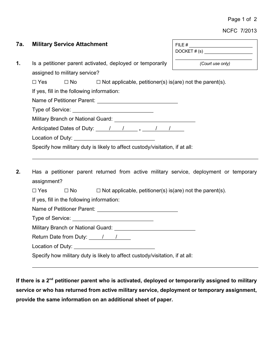 Instructions for a Custody / Visitation Petition - Nassau County, New York, Page 13