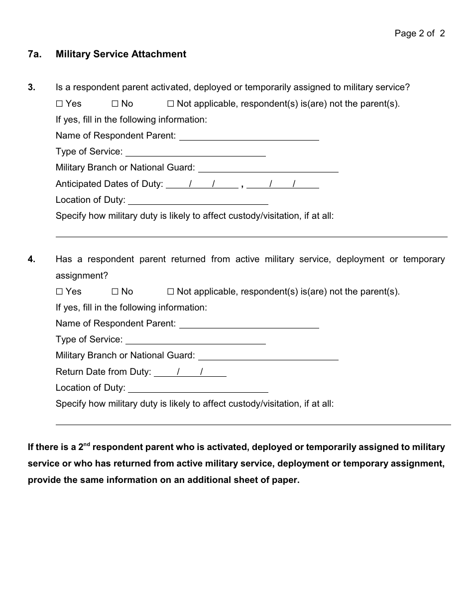 Instructions for a Custody / Visitation Petition - Nassau County, New York, Page 14