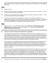 Instructions for a Custody/Visitation Petition - Nassau County, New York, Page 3