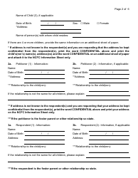 Instructions for a Custody/Visitation Petition - Nassau County, New York, Page 7