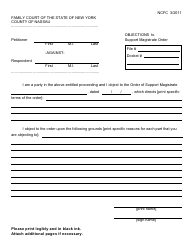 Form 4-SM-2 Objection Packet - Nassau County, New York, Page 3