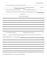Form WD-2 Wrongful Death Petition - New York, Page 2