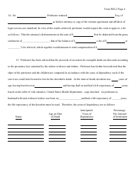 Form WD-2 Wrongful Death Petition - New York, Page 4