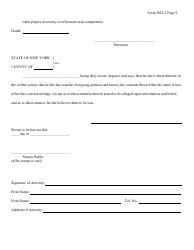 Form WD-2 Wrongful Death Petition - New York, Page 9