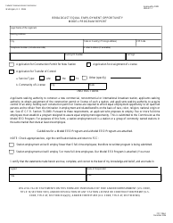 FCC Form 396-A Broadcast Equal Employment Opportunity Model Program Report