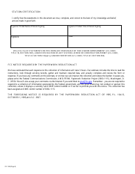 FCC Form 388 Dtv Quarterly Activity Station Report, Page 8