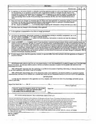 FCC Form 311 Application for Renewal of an International, or Experimental Broadcast Station License, Page 2