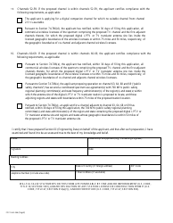 FCC Form 346 Application for Authority to Construct or Make Changes in a Low Power Tv, Tv Translator or Tv Booster Station, Page 17