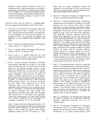 FCC Form 346 Application for Authority to Construct or Make Changes in a Low Power Tv, Tv Translator or Tv Booster Station, Page 6