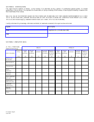 FCC Form 395-B Broadcast Station Annual Employment Report, Page 2
