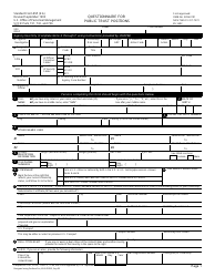 OPM Form SF-85P Questionnaire for Public Trust Positions, Page 3