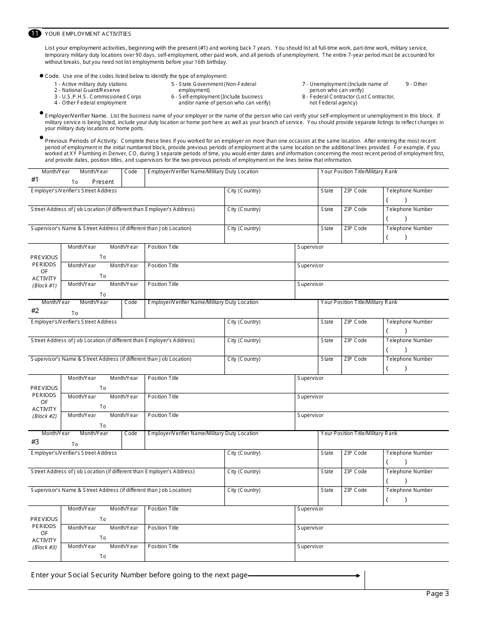 OPM Form SF-85P - Fill Out, Sign Online And Download Fillable PDF ...