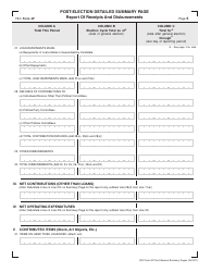 FEC Form 3P Post-election Detailed Summary Page - Report of Receipts and Disbursements, Page 3