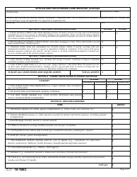 VA Form 10-10EC Application for Extended Care Services, Page 4