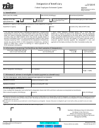 OPM Form SF-3102 Designation of Beneficiary - Federal Employees Retirement System