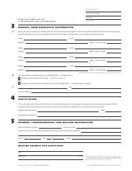 Form RE For Renewal Registration, Page 2