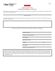 Document preview: Form STEC B Sales and Use Tax Blanket Exemption Certificate - Ohio
