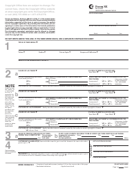 Form SE Single Serials Registration, Page 3