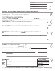 Form SE Single Serials Registration, Page 4