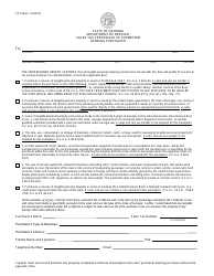 Document preview: Form ST-5 Sales Tax Certificate of Exemption Georgia Purchaser - Georgia (United States)